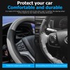 JNNJ Steering Wheel Cover Car Breathable Universal Steering Wheel Cover