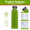 The Buyer Choice 24pcs 16oz Plastic Bottles with caps bulk