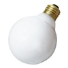 Satco A3640 130V Medium Base 25-Watt G25 Light Bulb, Gloss