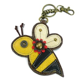 CHALA Garden Critter Collection Women's Decorative Key Fob/Coin Purse Accessory (Bee)