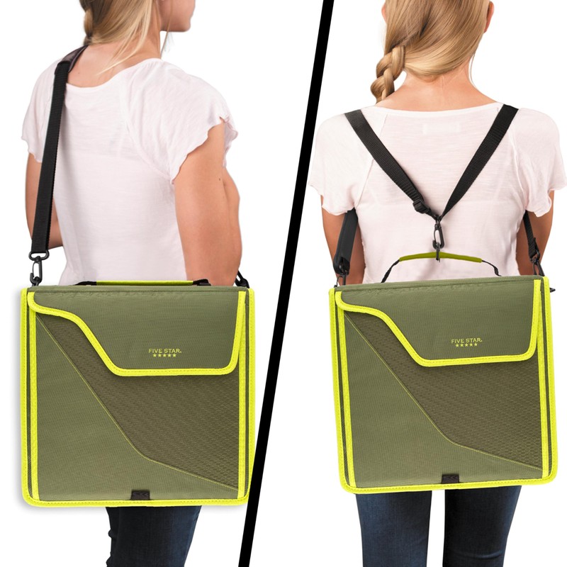 Five Star Zipper Binder, 3 Inch 3-Ring Binder with D