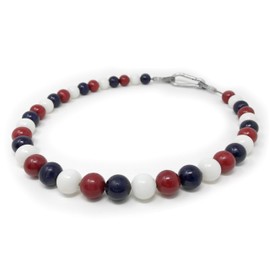 Flagpole Retainer Ring Beaded Red/White/Blue Keep Flag Close to Pole USA Made (15)