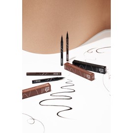 Fox Vanity Waterproof Quick Filter Pen Eyeliner 0.5g, P2 Black, 2 Pen Eyeliner Black Presso 2 pcs / 여우화장대 워터프루프 퀵필터 펜 아이라이너 0.5g, P2블랙, 2개 펜아이라이너블랙프레소 2개