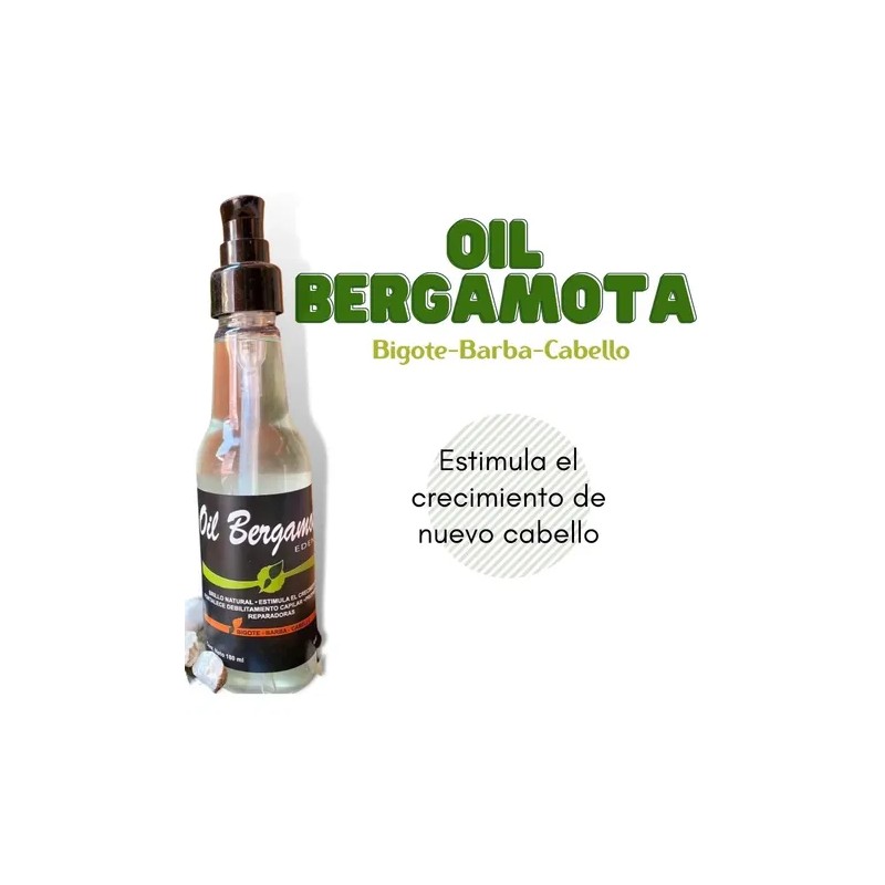 Oil Bergamota Edengi (bigote-barba-cabello) 180ml