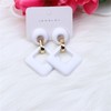 Acrylic Geometric Dangle Earring for Women Boho Lightweight Earring Cute
