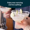 Libbey Stemless Margarita Glasses Set of 6, 10.25 ounces Classic