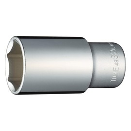 Tone Deep Socket (6 Angle) 4S-32L Drive Angle 0.5 inch (12.7 mm) (1/2 mm), Double Side Width 1.3 inches (32 mm)