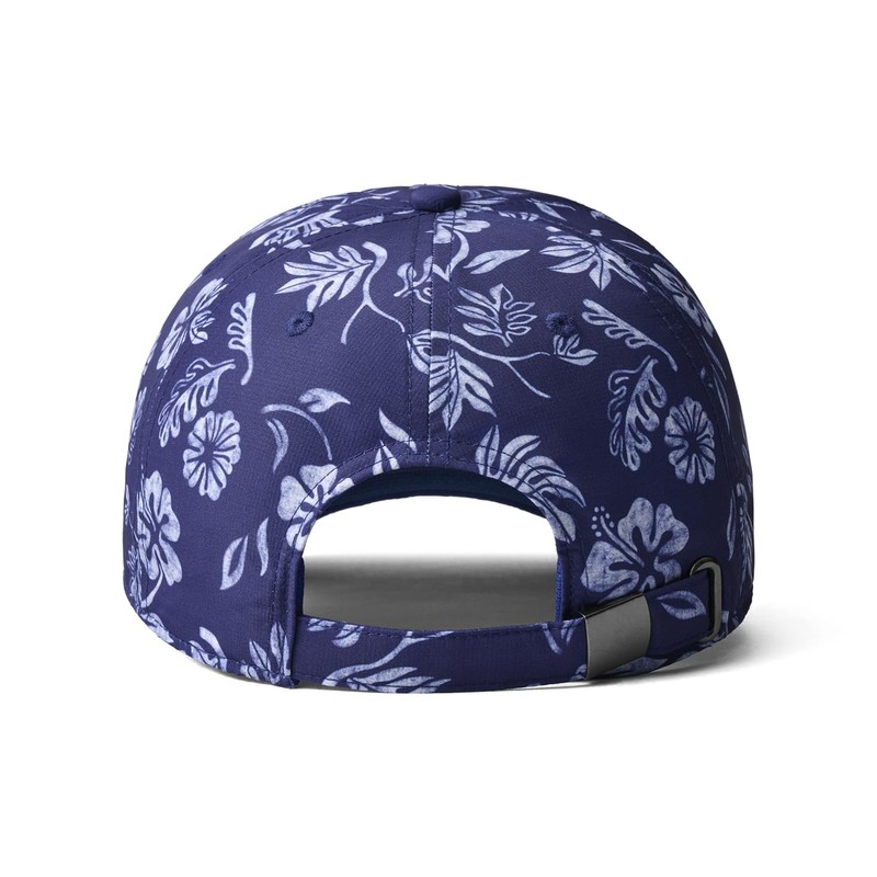YETI Floral Print Baseball Cap, Navy
