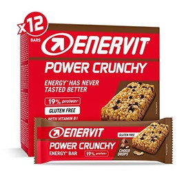 Enervit Power Crunchy Energy Bar (Choco Drops, 12 x 40g)