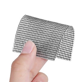 JacobsParts Window Screen Repair Patch Adhesive Fiberglass Mesh Hole Repair Tape 2" 6.5ft (Black)