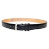 KIETH KE21463-19 Men's Business Belt, Genuine Leather, Black, Smooth Leather,