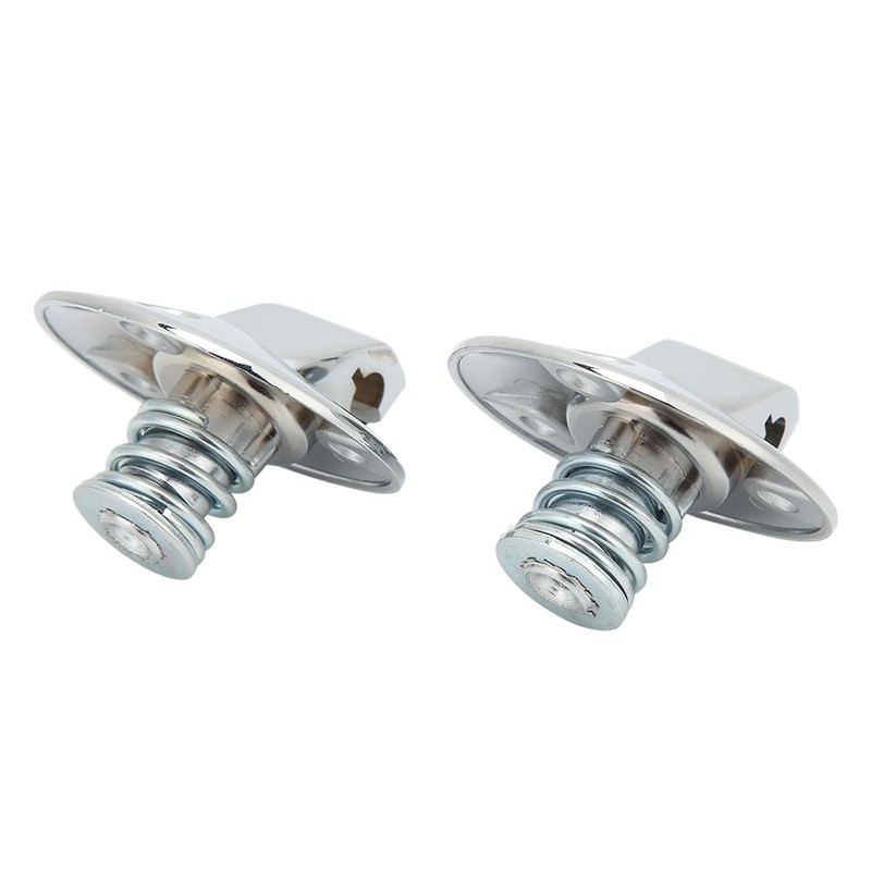 Car Sun Visor Support Brackets with Screw Bushing Chrome Plating