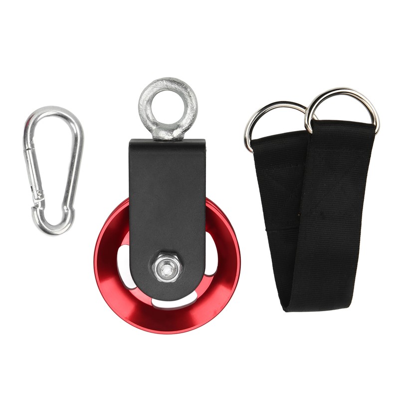 Cable Gym Fitness Pulley Small Hanging Pulley 360 Degree Rotating
