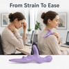 T-Shape Acupoint Massager for Targeted Pressure - Compact Manual Self-Massage