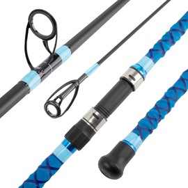 SHOUDE 9FT 4-Piece Travel Surf Fishing Rod, Saltwater Spinning Pole