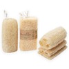 Natural Vietnamese Loofah Sponge, 100% Plant-Based Luffa Exfoliating Body Scrubber