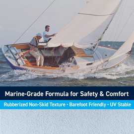 TotalBoat TotalTread Non Skid Deck Paint (Beige, Gallon) | Marine-Grade Anti Slip Traction Coating