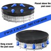 Festanlee 16 Pcs Swimming Pool Cover Weights with Hooks Thick