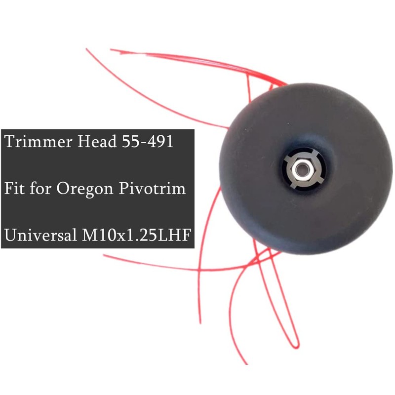 Arpisziv Pro Trimmer Head 55-491 Fit for Oregon Pivotrim M10x1.25LHF