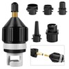 CUVZORA SUP Valve Adapter with 4 Pieces Gas Nozzle Inflatable,