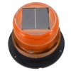 Solar Beacon Light Caution Light 8 LED Dusk to Dawn