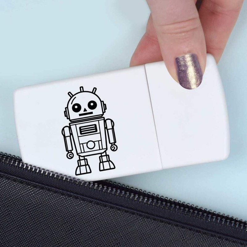 'Toy Robot' Pill Box with Tablet Splitter (PI00031362)