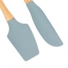 Silicone Cooking Utensils 6 Piece Silicone Utensil Set Durable Wooden