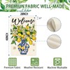 Tikeciti Lemon Tree Blue Vase House Flag Double Sided Large