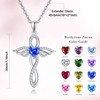 TANGPOET Angel Wings Necklace for Women 925 Sterling Silver Guardian