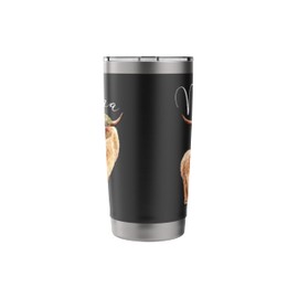 Mama Highland Cow With Baby Calf Floral Mothers Day Mom Stainless Steel Insulated Tumbler