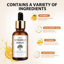 Vitamin C Face Serum - Dark Spot Remover Facial Serum, Vitamin C Serum for Face,Anti Aging,Even Skin Tone, Eye Area, Fine Lines & Wrinkles Serum