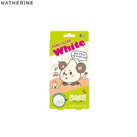HATHERINE Pore Clear Nose Strip 16ea [White, Black, Teatree], Type:White