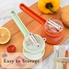 Vegetable Peeler with Container Double Sided Stainless Steel Blade Easy