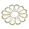 Kingston Brass SRCR127 Edenscape Roller Ball Shower Curtain Rings (12