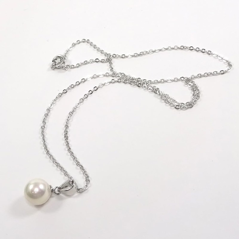 [You and My Jewelry Box] Shell Pearl Pendant Necklace, 0.3