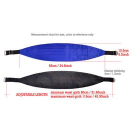 Cummerbund - Juego de pañuelos cuadrados con pajarita y bolsillo, color liso, Azul real, Talla única