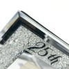 Wedding Anniversary 25th Silver Crystal Border 5 x 7 Photo