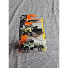 Matchbox 2017 Matchbox PLOW MASTER 6000 Green 36/125 GREAT CARD Forest Service