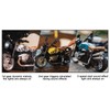 1:12 Pull Back Motorcycle Toy Cool Retro Motorcycle Toy with