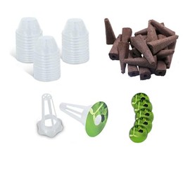 FONGKNOX 30PCS Hydroponic Cultivation System, Indoor Herb Garden Kit Hydroponic Replacement Propagation Sponge Cultivation Box