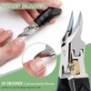 Professional Ingrown Toenail Clippers with Safety Lock and Wide Jaw