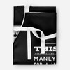 Manly Apron For A Manly Man Funny Cooking BBQ Apron