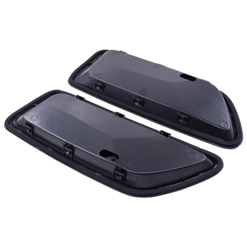 MOTOKU Driver and Passenger Side Hood Vent Bezel for Jeep