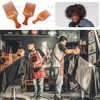 AUEAR, 3 Pack Hair Pick Wooden Comb, Wide Tooth Afro