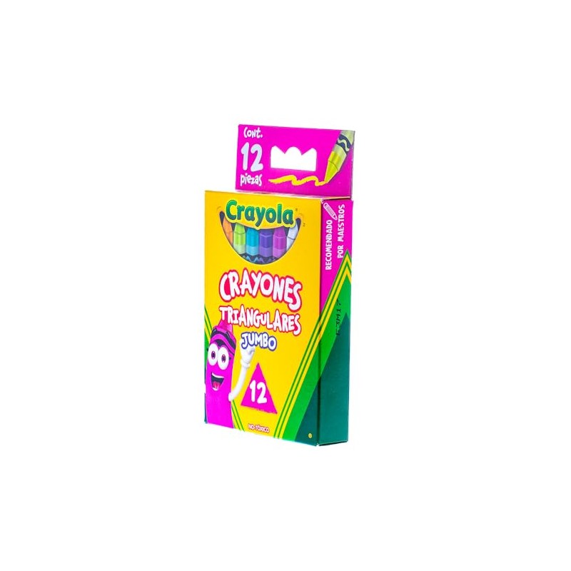 Crayola 12 Crayones Triangulares Jumbo