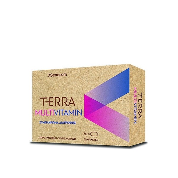 Genecom Terra Multivitamin Dietary Supplement, 30 tabs