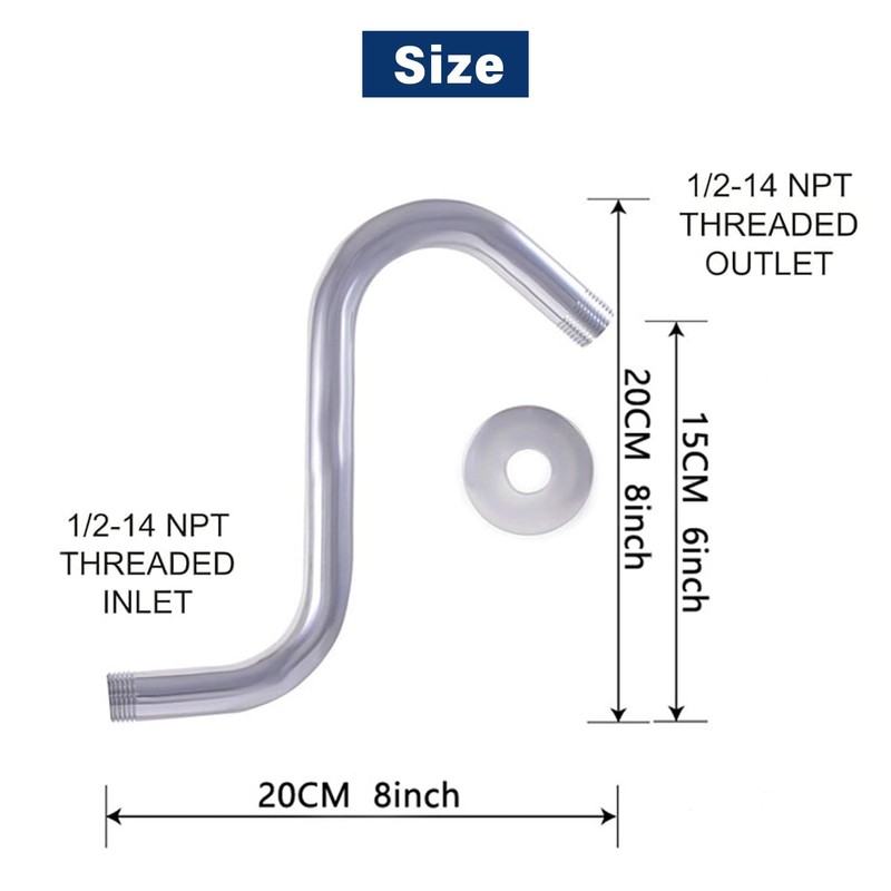 JINYOMFLY Shower Arm Wall Arm for Shower Head Rain Shower