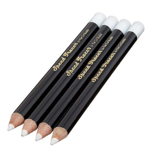 The Cut Buddy White Speed Tracer Barber Pencil 4 Pack