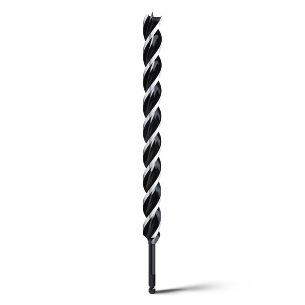 1-1/4"x 18" Auger Drill Bit for Wood,Hex Shank Tri Flute