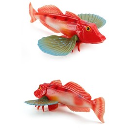 Cat Jinyama Hopebow Bamboo Barley Fish Sea Sea Sea Rock Figurine Model Miniature Figurine Interior Collectible Model